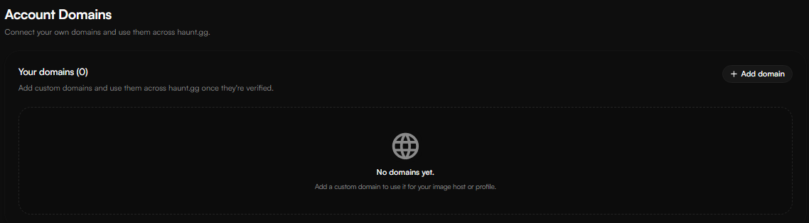 Account Domains