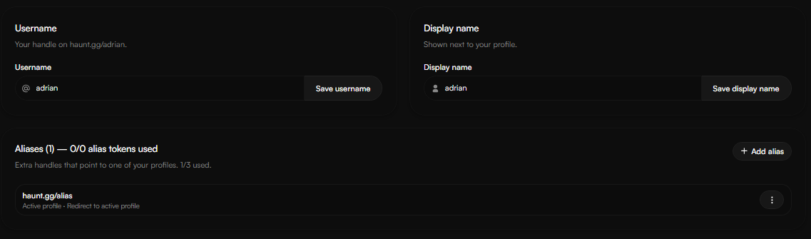 Account Settings