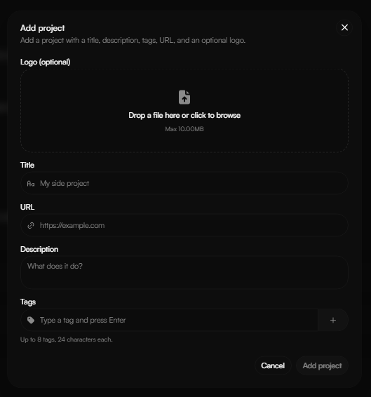 Add Project