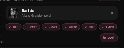 Import from Spotify