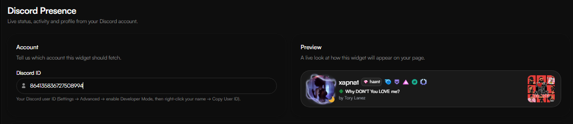 Discord Widget Example