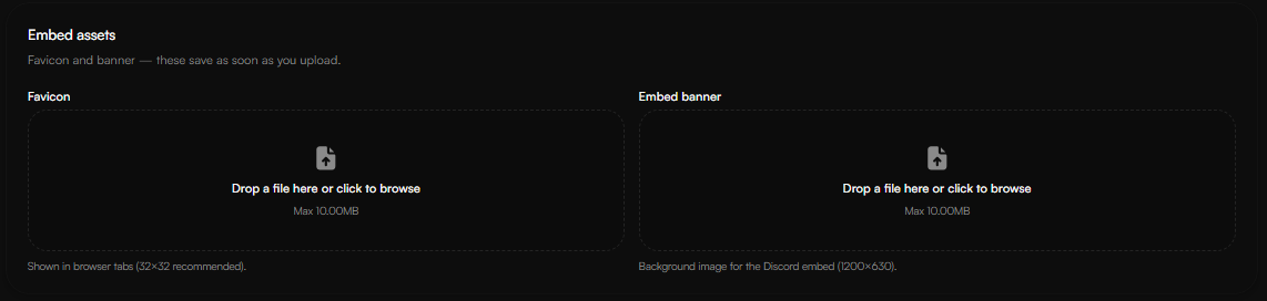 Embed Assets